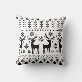 フォークモダンアートクリスマストインデア クッション