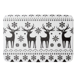 フォークモダンアートクリスマストインデア バスマット