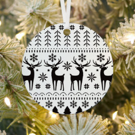 フォークモダンアートクリスマストインデア メタルオーナメント