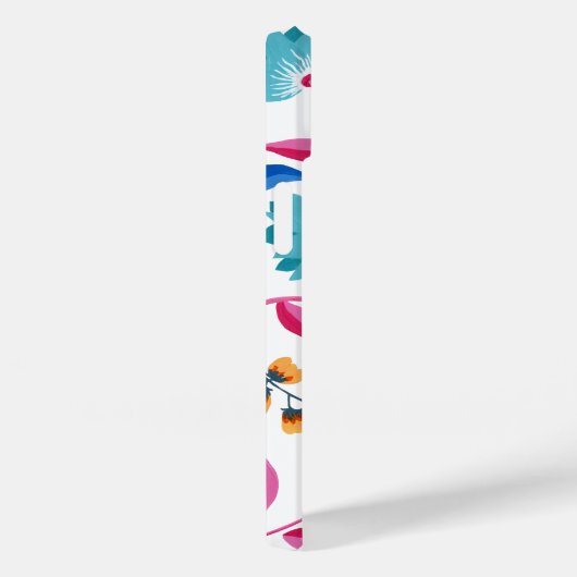 フォークモノグラムのアートフローラルパターン Case-Mate iPhoneケース (裏面 / 右)