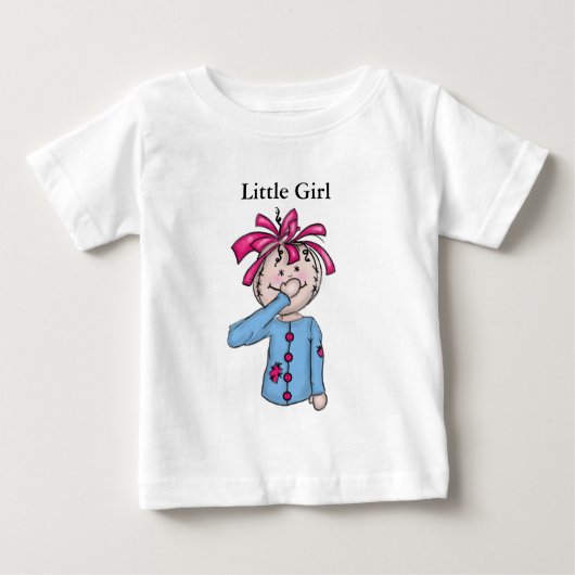 フォークラグドールマッチング ベビーTシャツ (正面)