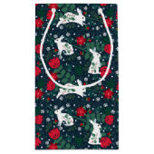 フォークラビットクリスマスホリデー スモールペーパーバッグ (裏面)