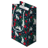 フォークラビットクリスマスホリデー スモールペーパーバッグ (裏面アングル)