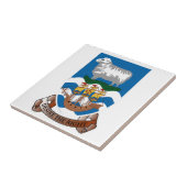 フォークランズ諸島コートオブアームズ タイル (側面)