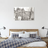 フォークランド宮殿スコットランド。2007 キャンバスプリント (インサイチュ (寝室))