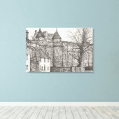 フォークランド宮殿スコットランド。2007 キャンバスプリント (インサイチュ (ウッドフロア))