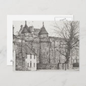 フォークランド宮殿スコットランド。2007 ポストカード (正面/裏面)