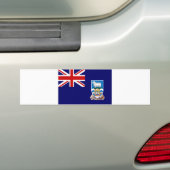 フォークランド諸国の旗 バンパーステッカー (車上)