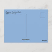 フォークランド諸島からの湾 ポストカード (裏面)