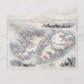 フォークランド諸島とパタゴニア,シリーズWから ポストカード (正面)