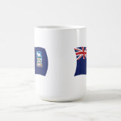 フォークランド諸島の旗マグ コーヒーマグカップ (中央)