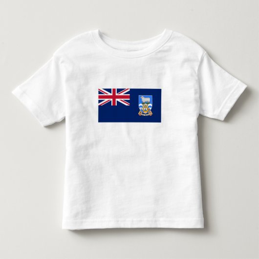 フォークランド諸島の旗 トドラーTシャツ (正面)