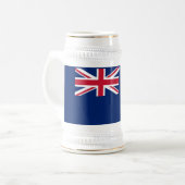 フォークランド諸島の旗 ビールジョッキ (正面左)