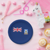フォークランド諸島の旗 ペーパープレート (パーティー)