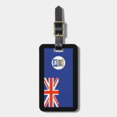 フォークランド諸島の荷物タグ ラゲッジタグ (正面縦)