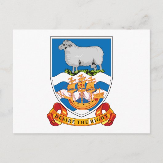 フォークランド諸島はがき ポストカード (正面)