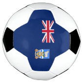 フォークランド諸島国旗 サッカーボール (回転)
