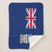 フォークランド諸島国旗 シェルパブランケット (正面)