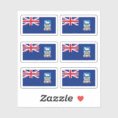 フォークランド諸島国旗 シール (シート)