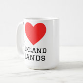 フォークランド諸島大好き コーヒーマグカップ (正面左)