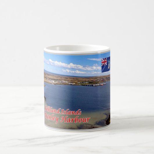 フォークランド諸島 – スタンリーハーバー – コーヒーマグカップ (中央)