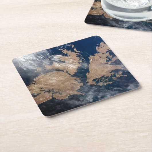 フォークランド諸島（マルビナス諸島） スクエアペーパーコースター (アングル)