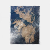 フォークランド諸島(マルビナス諸島) フリースブランケット (正面)