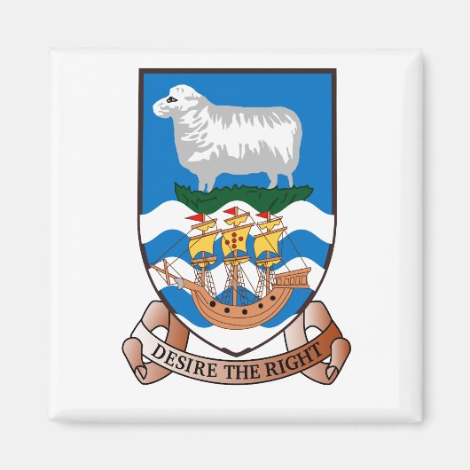 フォークランド諸島（マルビナス） FK マグネット (正面)