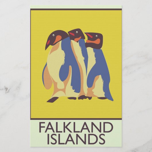 フォークランド諸島 便箋 (正面)