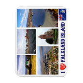 フォークランド諸島 – 大好き –  マグネット (縦)