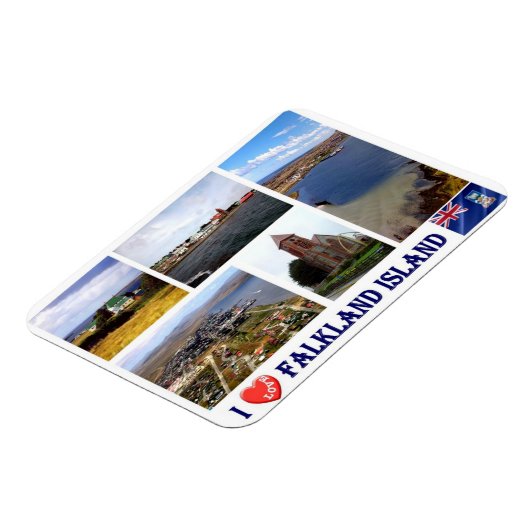 フォークランド諸島 – 大好き –  マグネット (左側)