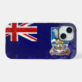 フォークランド諸島 iPhone 15ケース (裏面横)