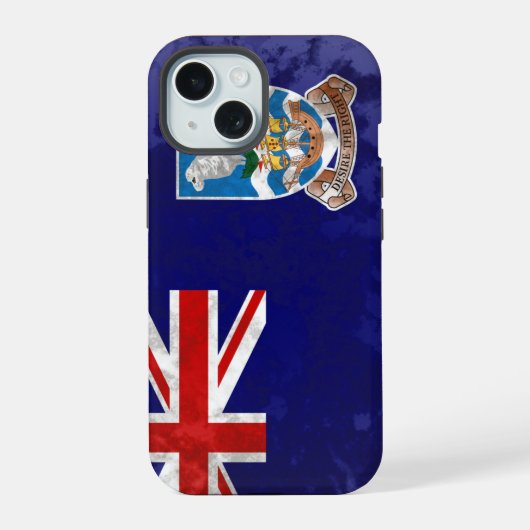 フォークランド諸島 iPhone 15ケース (裏面)