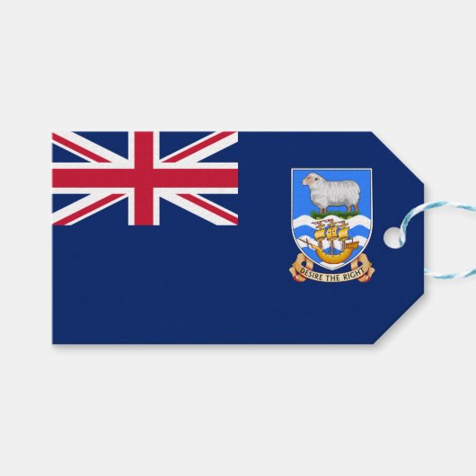 フォークランド(マルビナス)諸島国旗(英国領) ギフトタグ (正面(横))