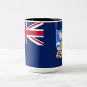 フォークランド（マルビナス）諸島国旗（英国領） ツートーンマグカップ (中央)