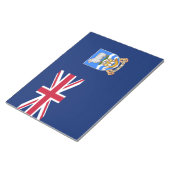 フォークランド（マルビナス）諸島国旗（英国領） ノートパッド (アングル)