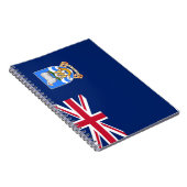 フォークランド(マルビナス)諸島国旗(英国領) ノートブック (右側)