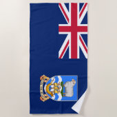 フォークランド(マルビナス)諸島国旗(英国領) ビーチタオル (正面)