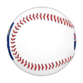 フォークランド（マルビナス）諸島国旗（英国領） 野球ボール (正面左)