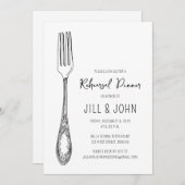 フォークリハーサルディナー 招待状 (正面/裏面)