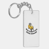 フォークリフトに挨拶 キーホルダー (正面左)