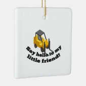 フォークリフトに挨拶 セラミックオーナメント (右)