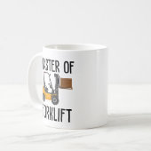 フォークリフトのマスター コーヒーマグカップ (正面左)