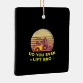 フォークリフトの使用 セラミックオーナメント (右)