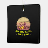 フォークリフトの使用 セラミックオーナメント (左)