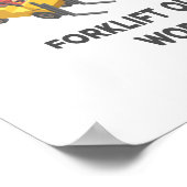 フォークリフトの大物 ポスター (角)