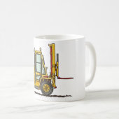 フォークリフトの建築のマグ コーヒーマグカップ (正面右)
