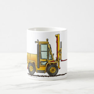 フォークリフトの建築のマグ コーヒーマグカップ