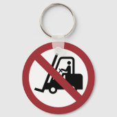 フォークリフトの標識なし キーホルダー (正面)