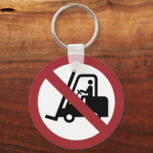 フォークリフトの標識なし キーホルダー (正面)